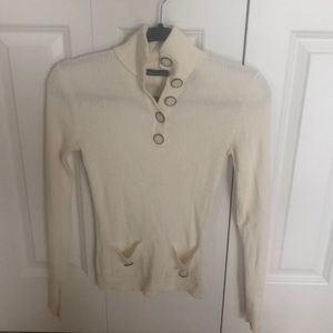 Ivory Ribbed Sweater